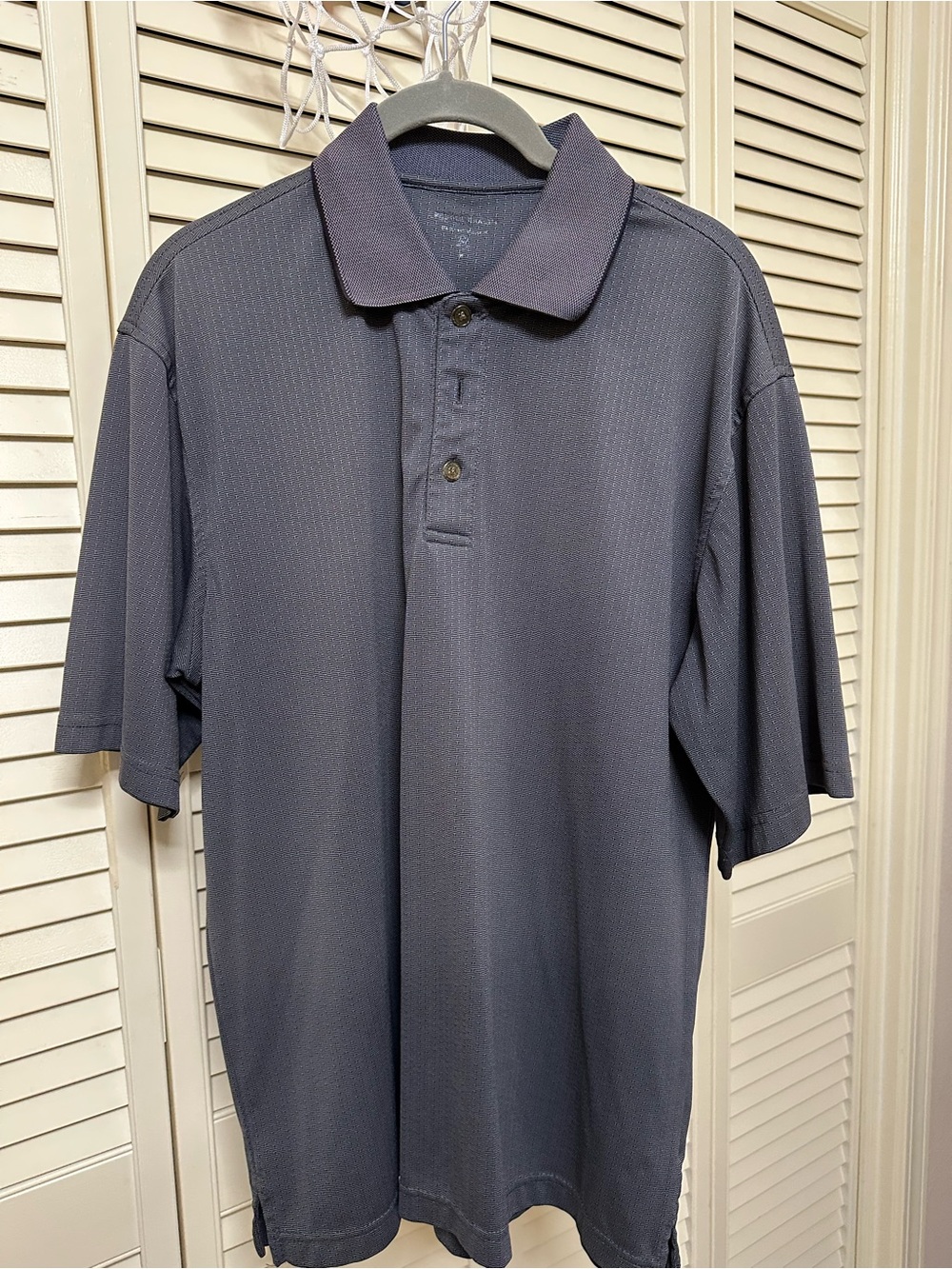 PGA Tour Men's Dark Navy Polo Shirt